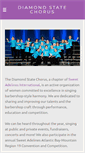 Mobile Screenshot of diamondstatechorus.org
