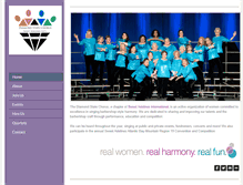 Tablet Screenshot of diamondstatechorus.org